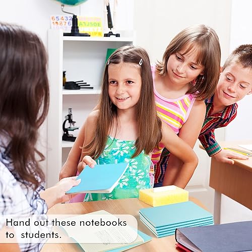 Miniatura 7 de feela Paquete de 16 cuadernos de tapa suave a granel, cuadernos rayados universitarios para el trabajo para mujeres y niñas, diario de viaje