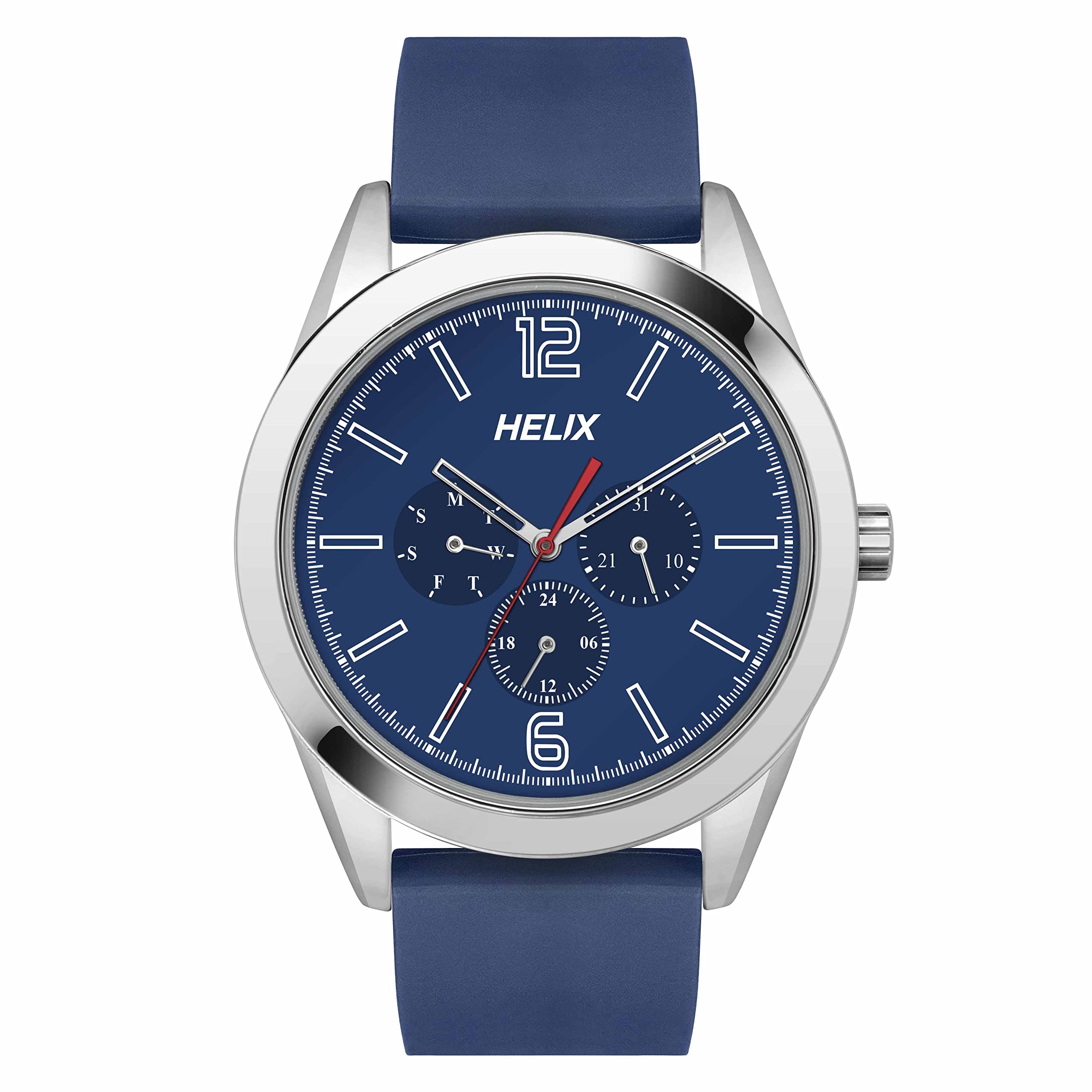 Helix Analog Blue Dial Mens Watch - TW031HG19 (B0BQY5J5RY) Amazon Price History, Amazon Price Tracker