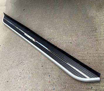Running Boards for Wuling Almaz Hybrid 2025, 2PCs Aluminum Fixed Side Steps | No Drill Bolt-On Kit | DIY Project SUV Rail Board Accessories Silvery (1 Set) (YYY)