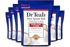 Dr Teal's Pure Epsom Salt Therapeutic Soak: Bulk Bag for Ultimate Relaxation