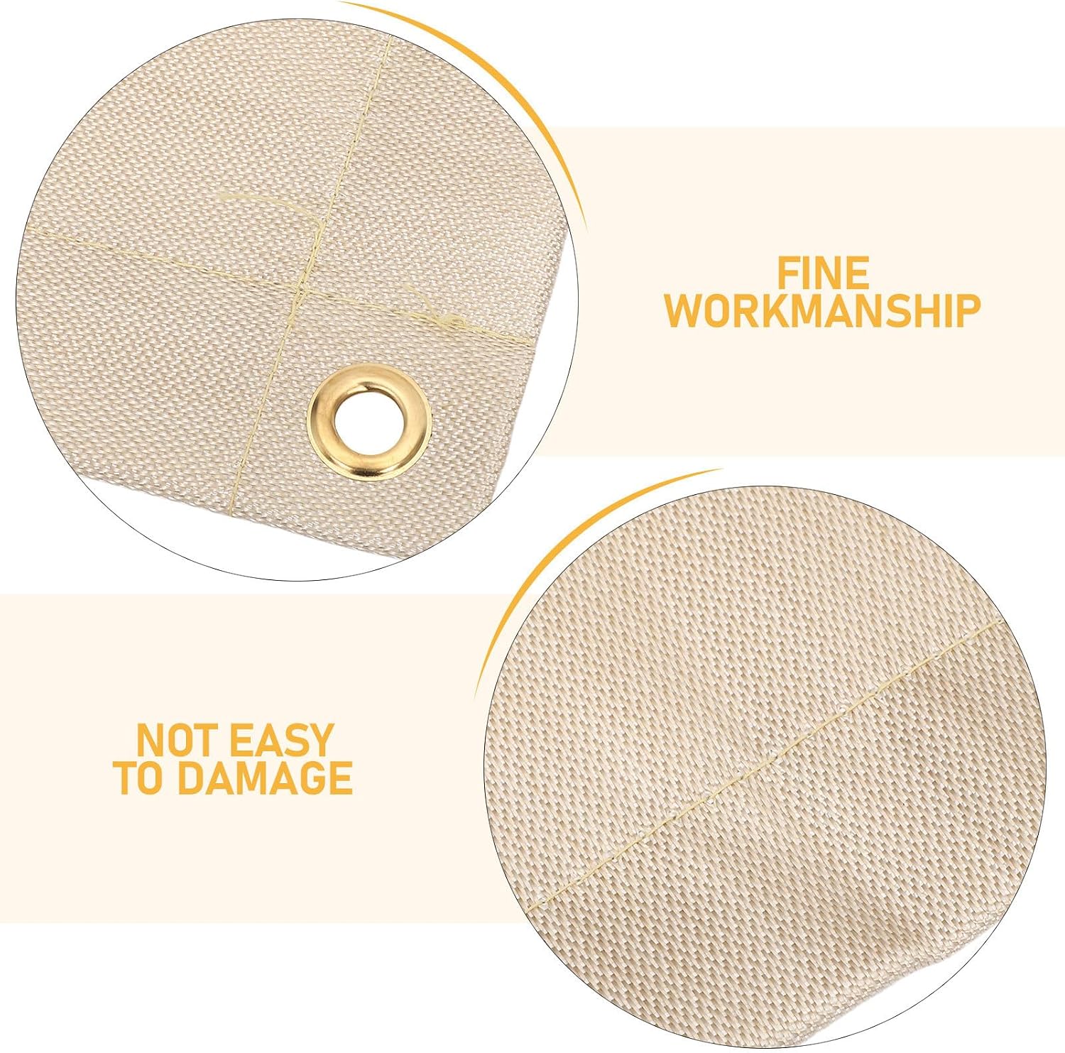 Heavy Duty to Prevent Fire Sparks and Ensure Fireproof Welding Blanket Made of Fiberglass Fabric with Heat Resistance and Fire Protection Features, for Industrial and Home Use