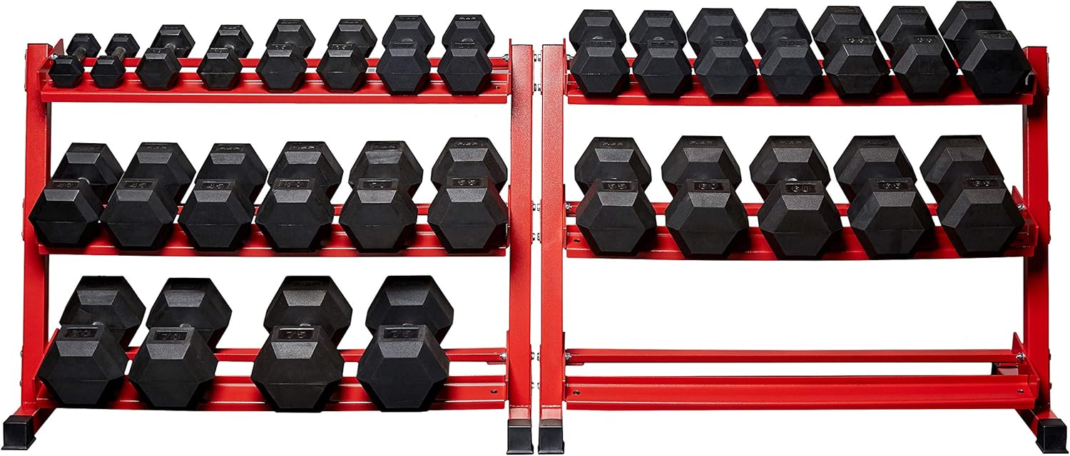 5-75 lb set Red racks 5-75 lb set Red racks
