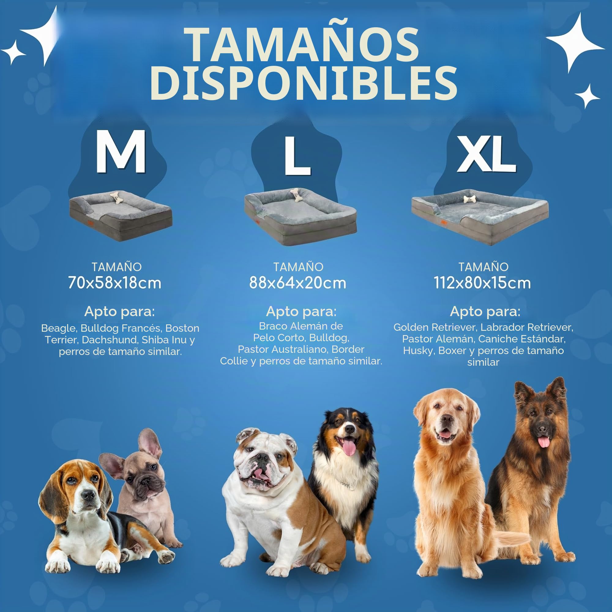 Fur & Bone Cama para Perro, sofá Cama ortopédica Grande para Perros, Funda extraíble, diseño Relajante, Base Antideslizante, Impermeable y Lavable