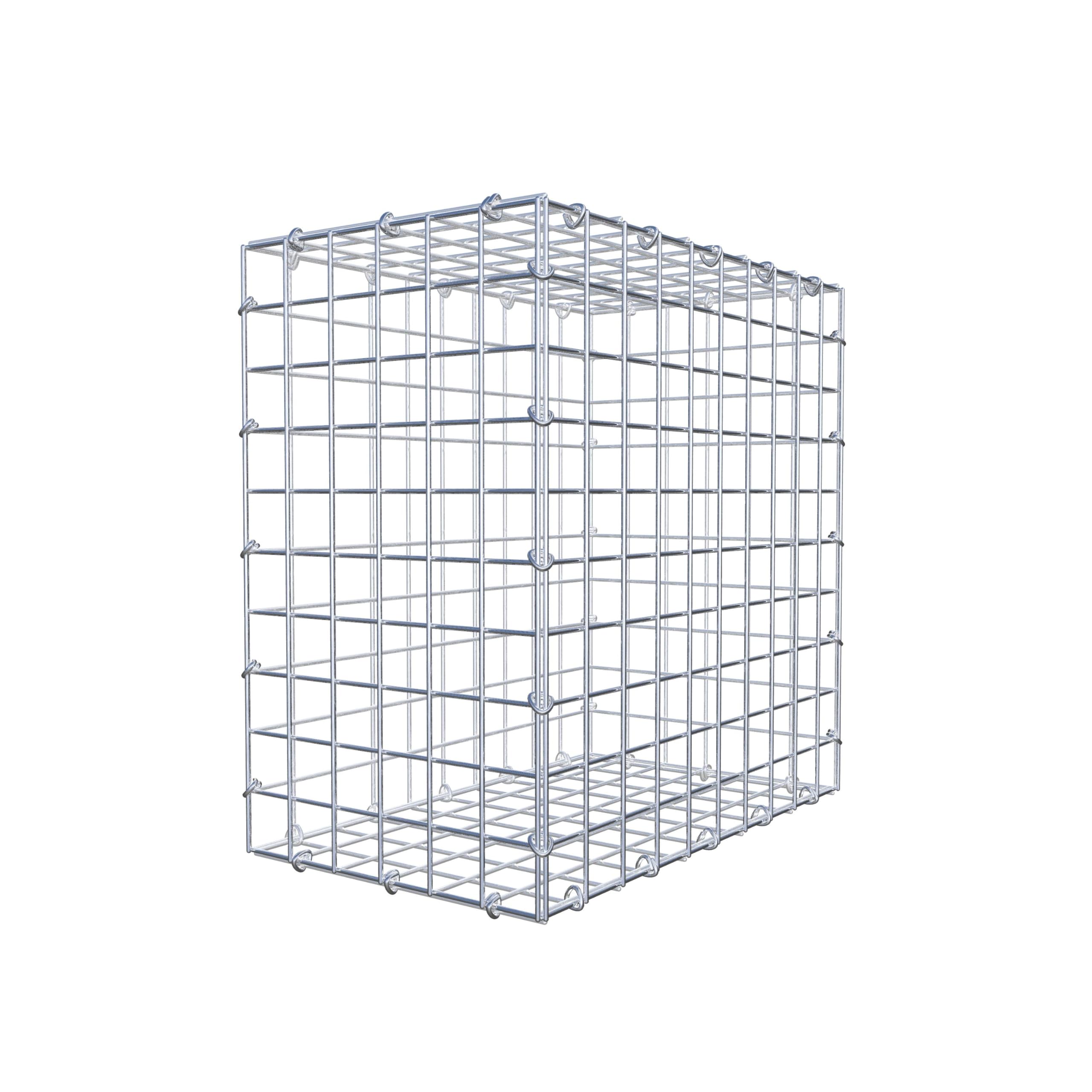 GABIONA Gabione 50 × 50 × 30 cm (L x H x T) – Steinkorb aus 4 mm Draht, Maschenweite 5 × 5 cm, C-Ring Verschluss + Gratis-Zange – ideal für Sichtschutz, Gabionenzaun, Gartenmauer und Steinkorbwand