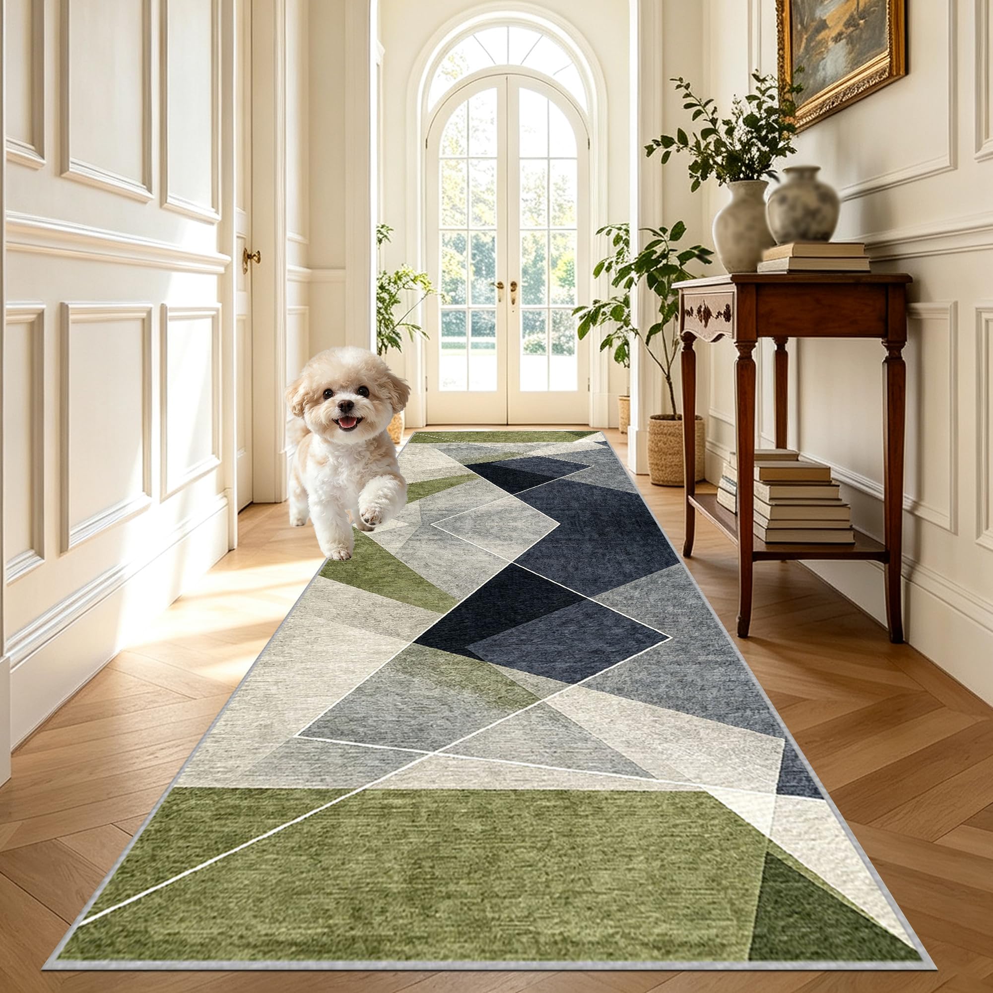Długi dywanik do przedpokoju, można prać w pralce 80 x 150 cm