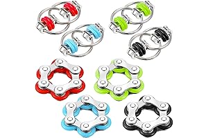 8-Piece Ring Fidget Toy Set: Stress Relief and Mindful Learning