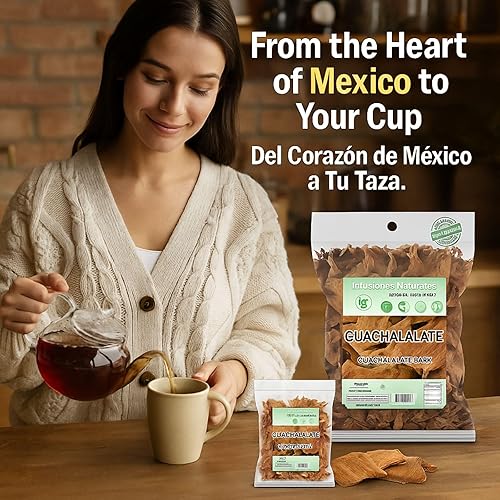 Miniatura 2 de B-Experts Té Cuachalalate de 4 onzas - 3.99 oz. Cuachalala mexicana, silvestre (Juliana Adstringens)  100% natural - SIN OGM  Auténtico té de