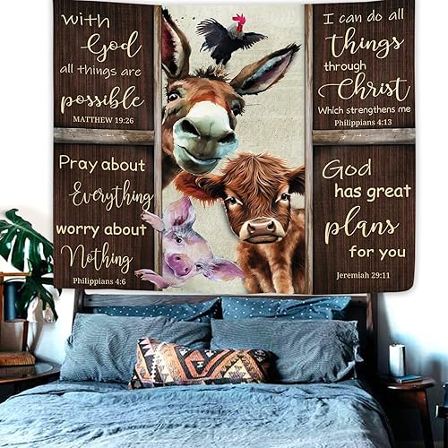 Miniatura 21 de Yookeb Tapiz negro de flores de Matisse de 59 pulgadas de ancho por 51 pulgadas de alto, para colgar en la pared, hojas abstractas, vintage, arte