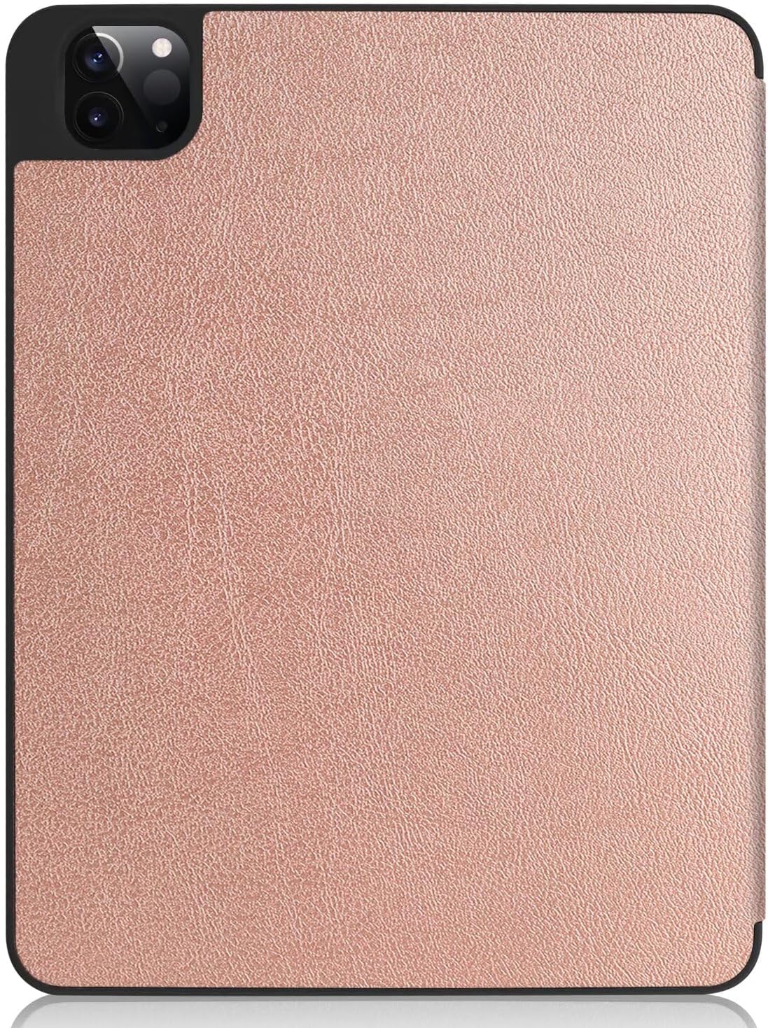 Tablet Cover for Apple iPad Pro 12.9 3rd 4th Generation(2018 2020 Release),Ultra Slim Folio Stand Lightweight Leather Case for Apple iPad Pro 12.9" Gen 3th 4th (TPU-Rose Gold) image 3