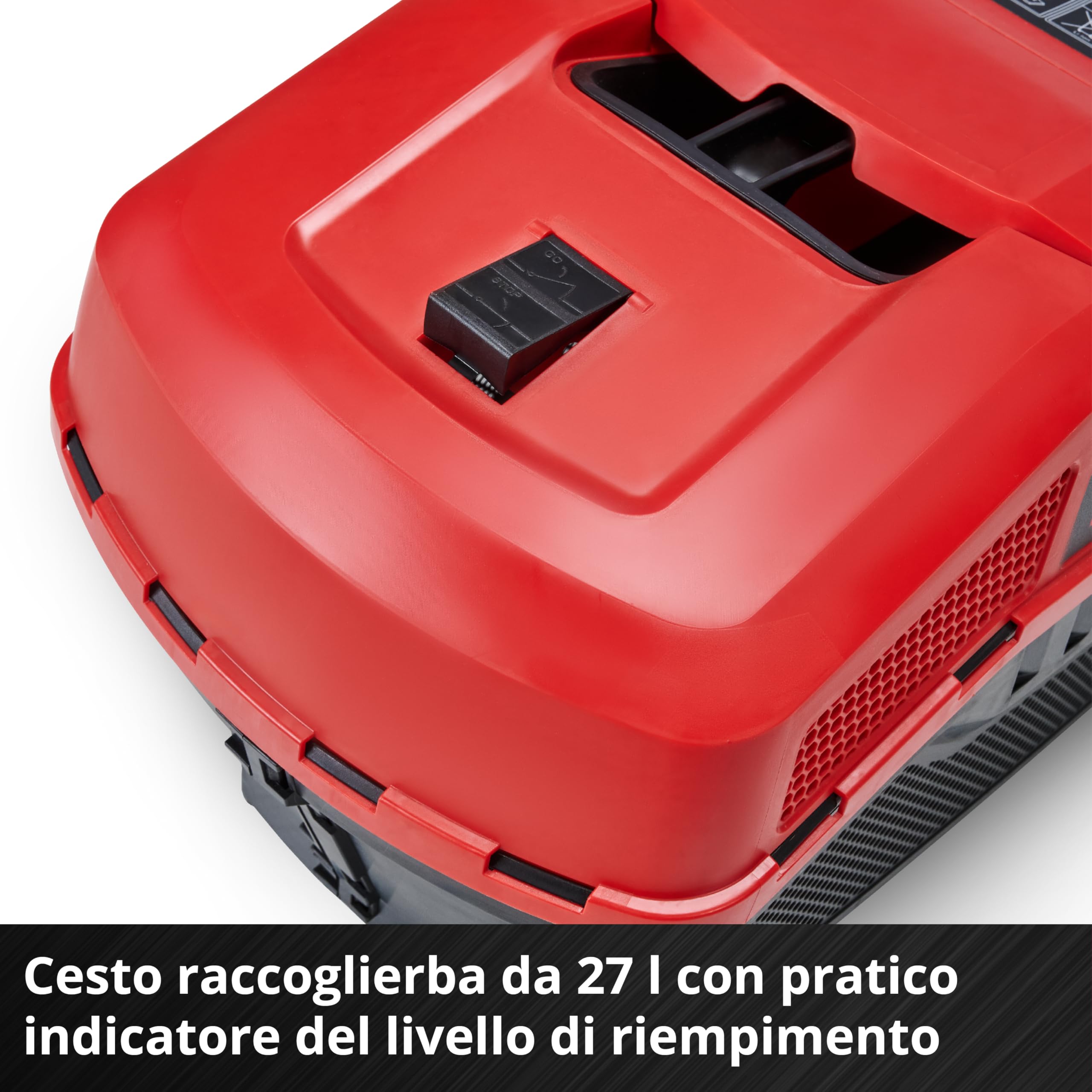 Tosaerba Einhell GE-CM 18/32 S Li BL Kit Power X-Change (18 V, larghezza di taglio 32 cm, fino a 270 m², Brushless, cesto da 27 litri, taglio sui bordi, senza batteria)