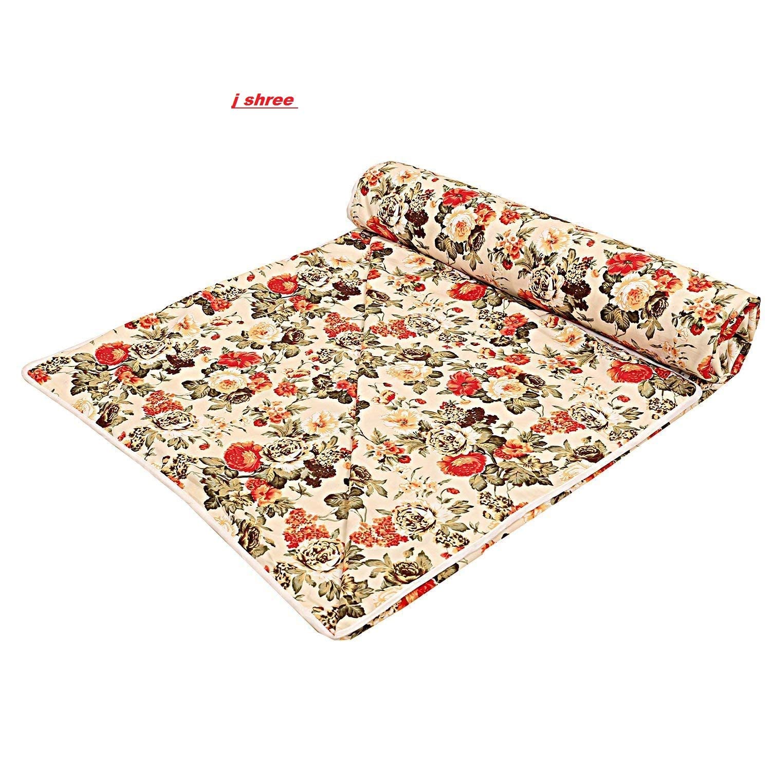 Microfiber Dohar | Organic |Dohar Microfiber | Super Soft Heavy Warm Dohar | Floral Embossed Design | Light Weight Rajasthani Dohar Microfiber AC Blanket (Single Bed)