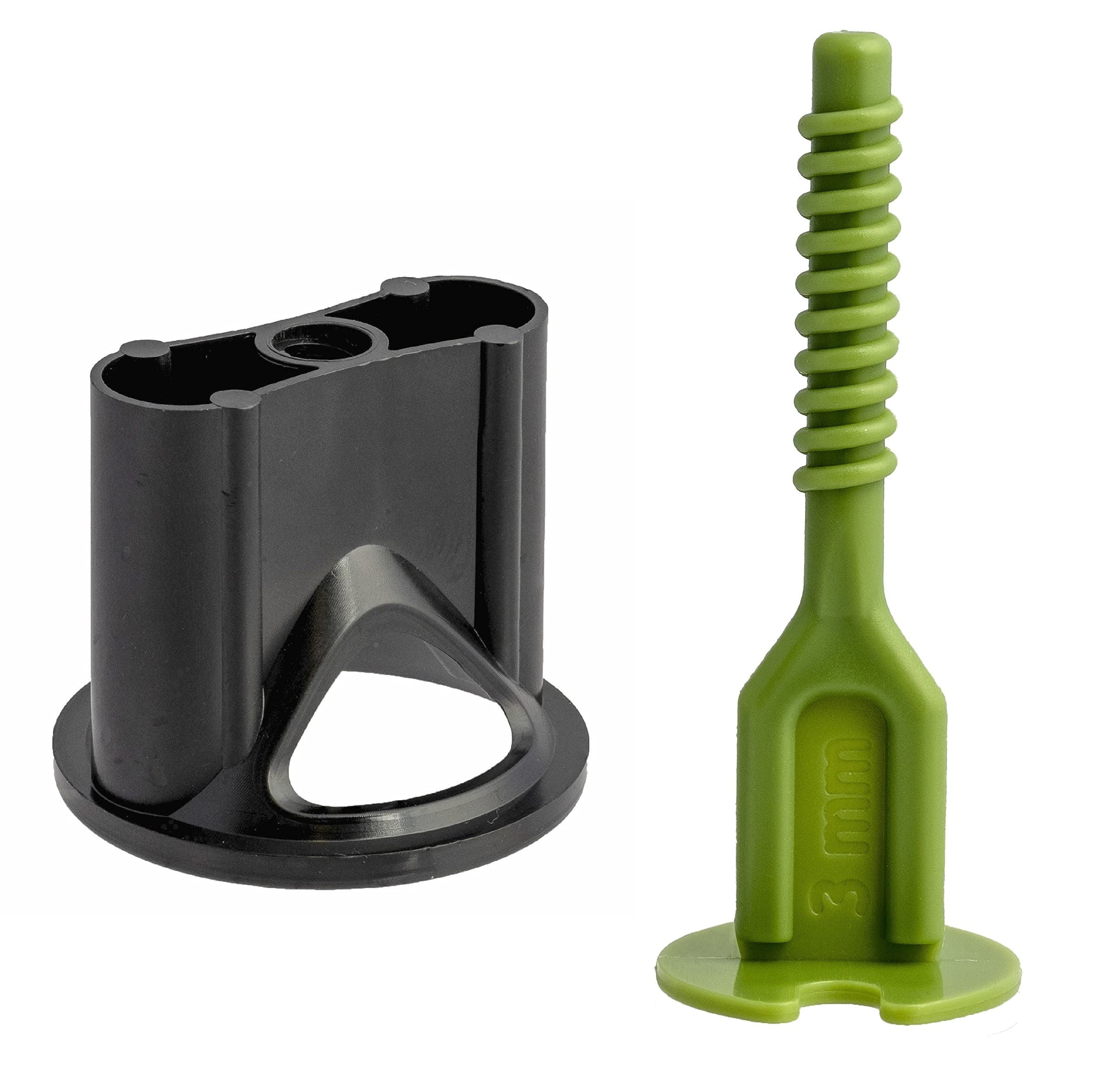 Kit nivellement carrelage croisillon autonivelant à visser (3mm, 200 bases + 50 têtes à visser)