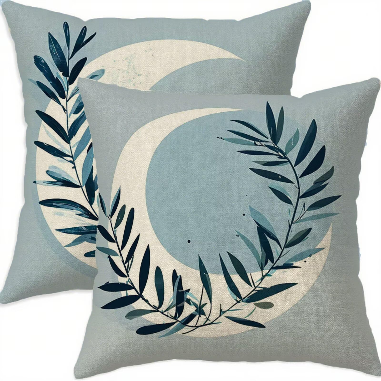 Housse de coussin 70x70 décorative lune, le cadeau idéal pour femme