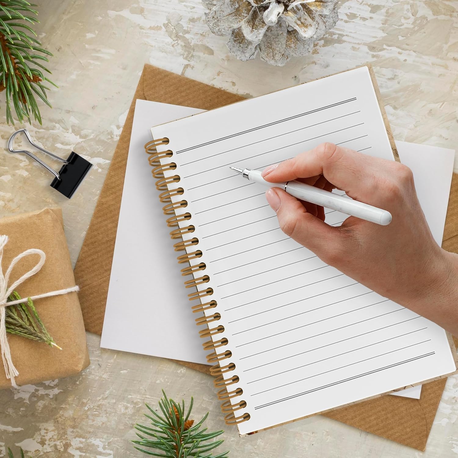 Vintage Butterfly Spiral Notebook, Butterfly Journal, Butterfly Notebook, Butterfly Notebooks for School, Butterfly Floral Office Supplies Gifts for Women Girls Coworkers, 5.5x8.3 Inch - Image 4