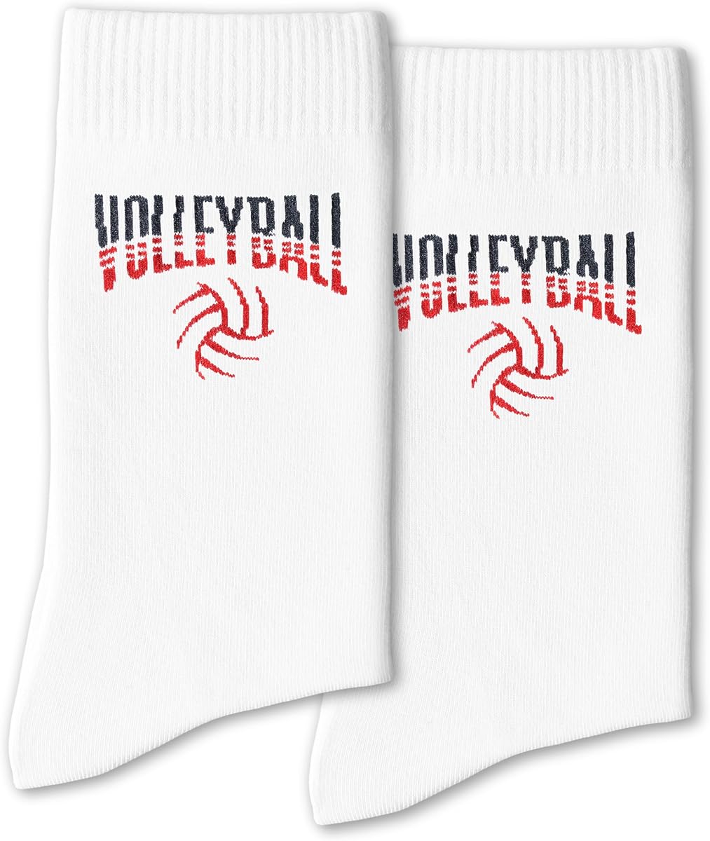 Volleyball Socks, Funny Sport Gift, Game Day Socks for Players