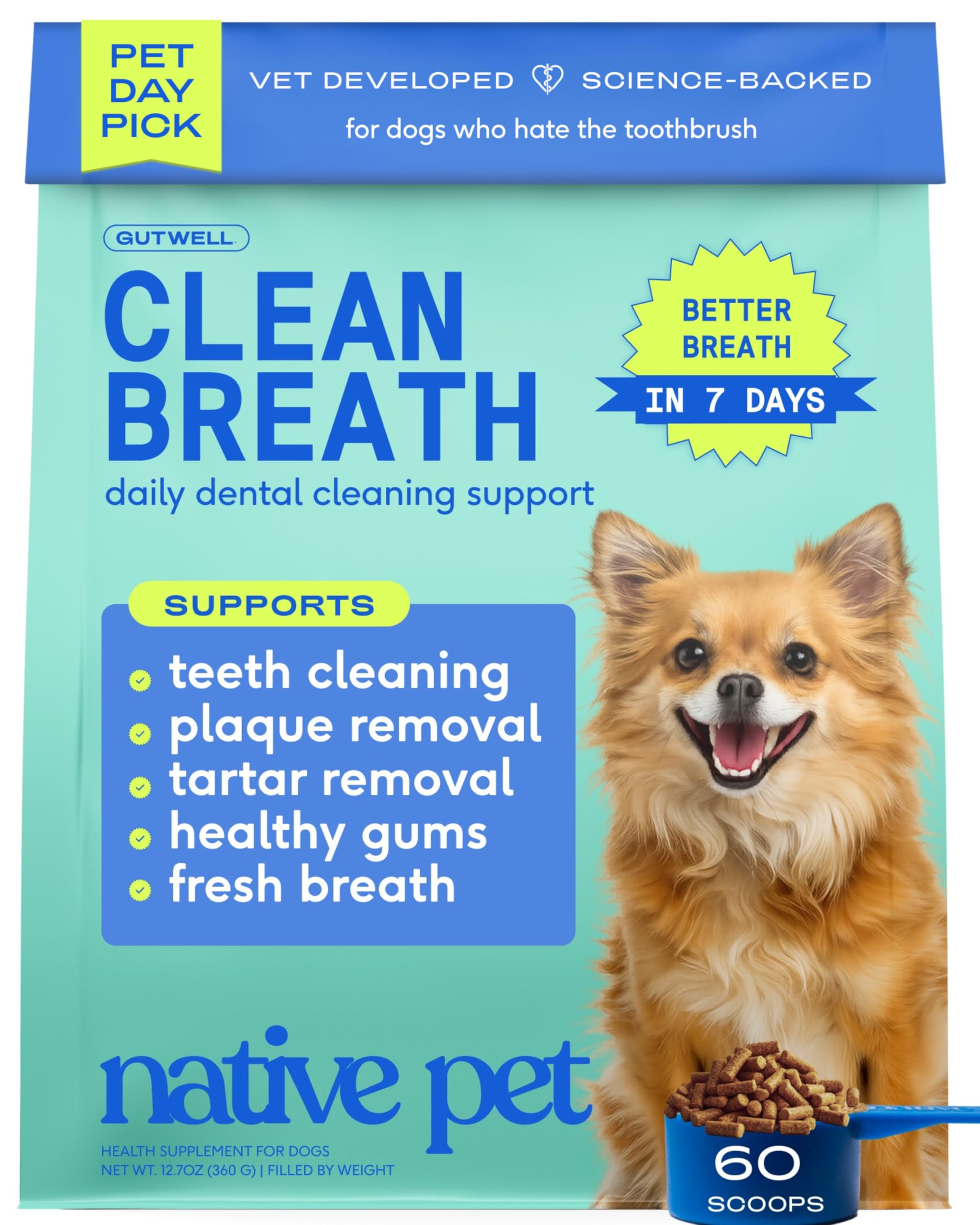 Native Pet GutWell Clean Breath
