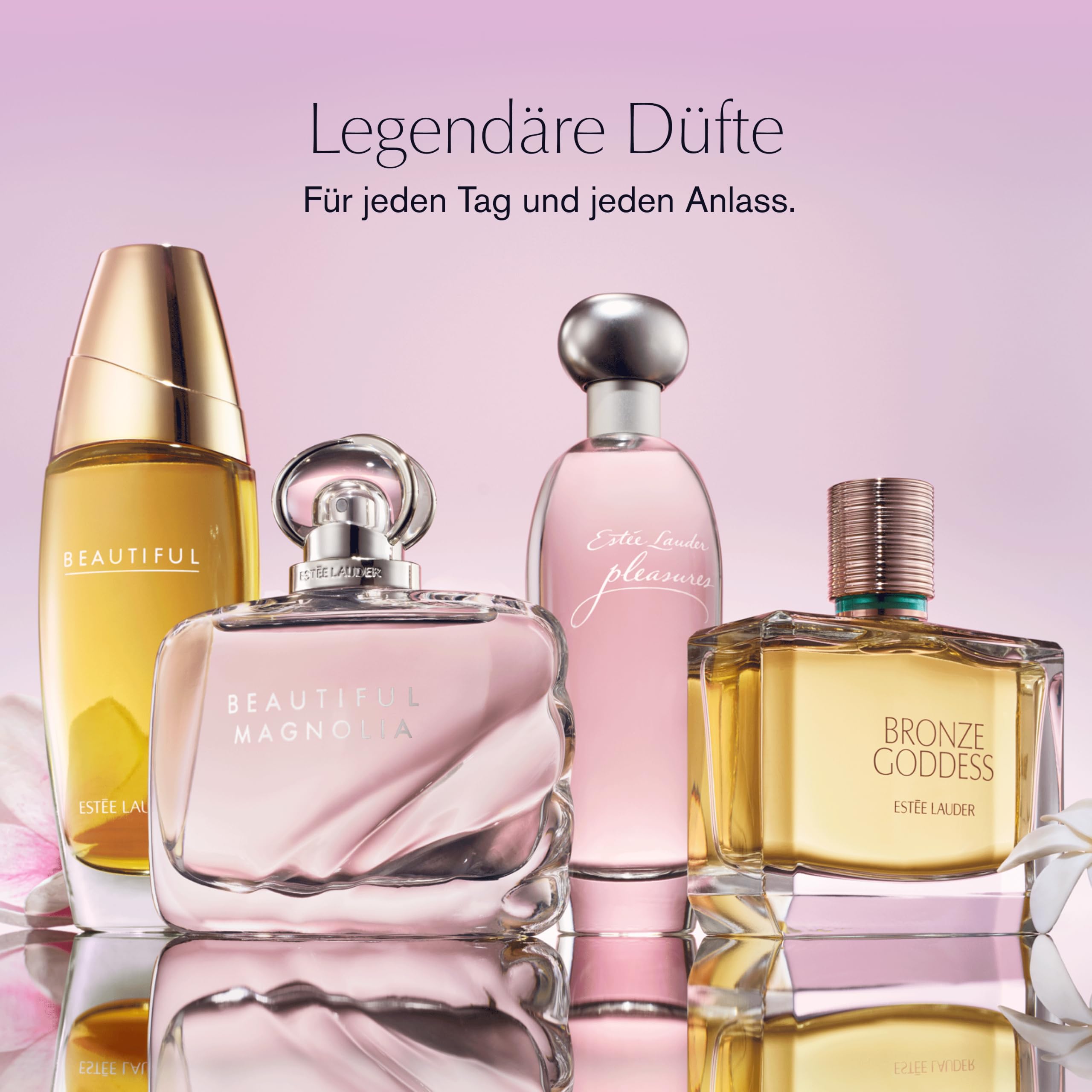 Estée Lauder Pleasures Eau de Parfum Spray | Damenparfum mit Noten von Lilien, weißen Pfingstrosen & Jasmin | Zart-floral, sanft & strahlend, 100ml