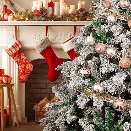 Miniatura 6 de Adornos de bolas de Navidad de 2.36 pulgadas  2.362 in, 30 piezas de adornos de árbol de Navidad, adornos de Grinch, inastillables, decoración de