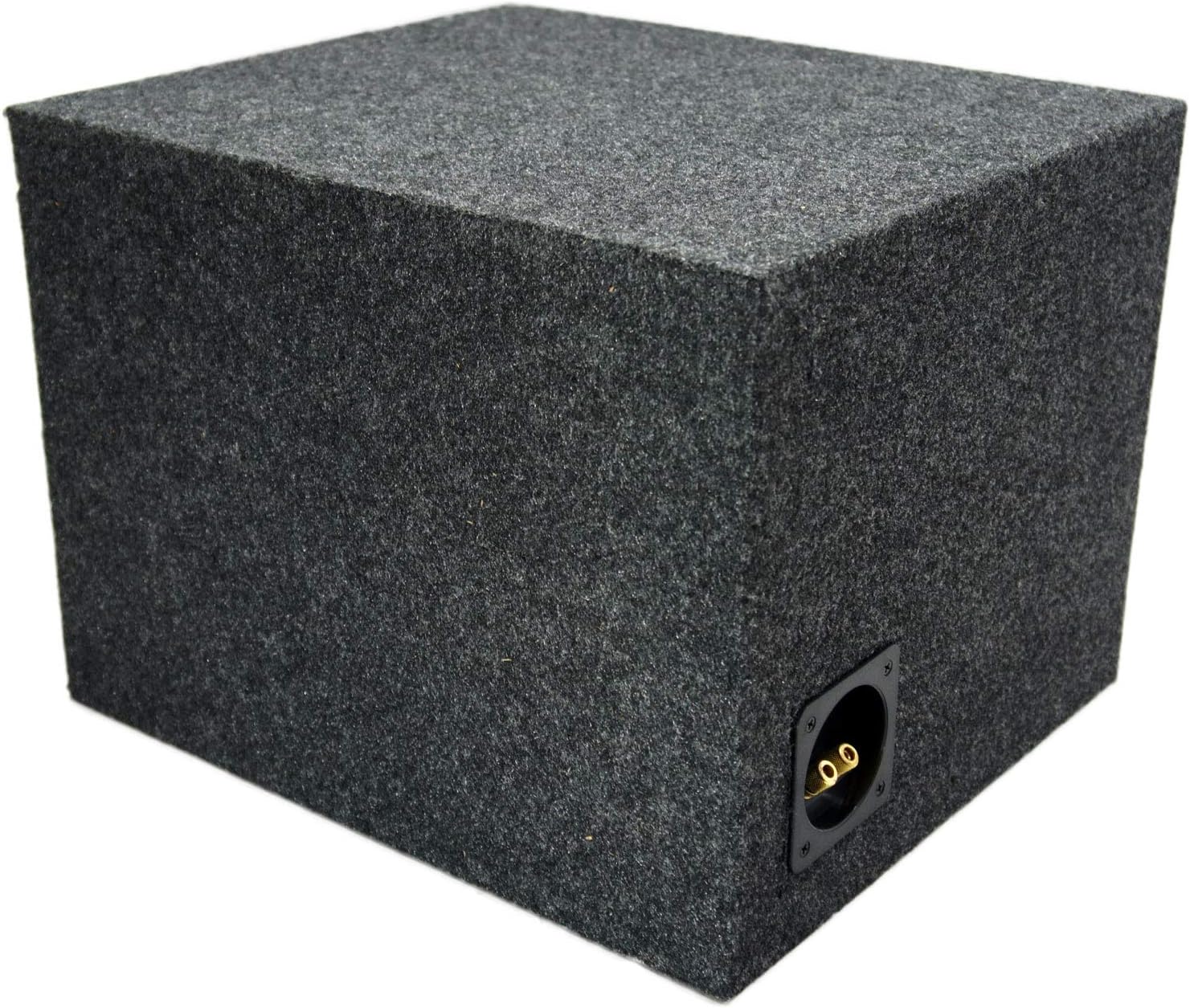 Car Audio Single 10" Vented Subwoofer Stereo Sub Box Ported Enclosure 5/8" MDF : Electronics