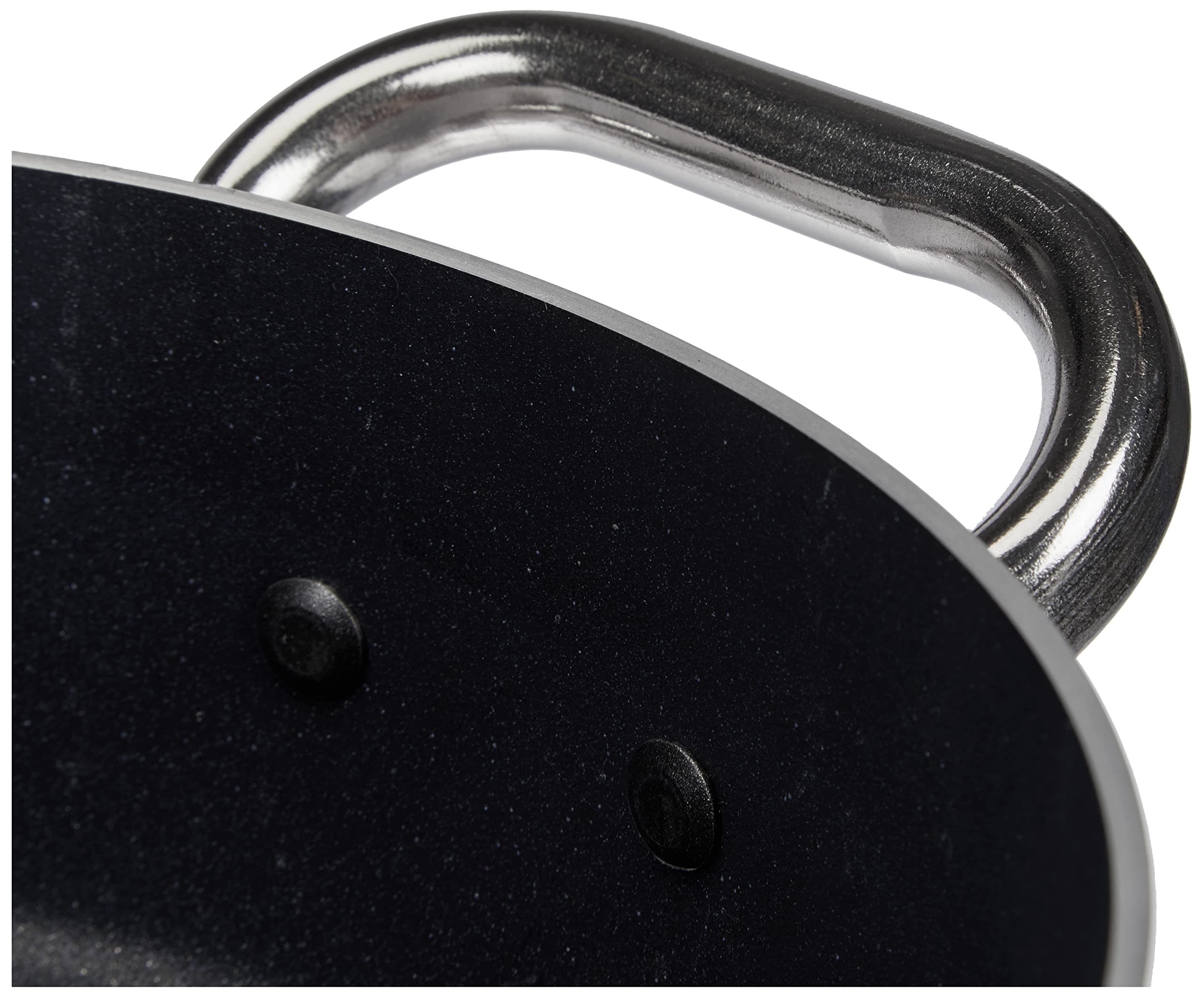 Pentole Agnelli ALSA106S24 Casseruola Bassa con Maniglie, Alluminio, Argento, 24 cm