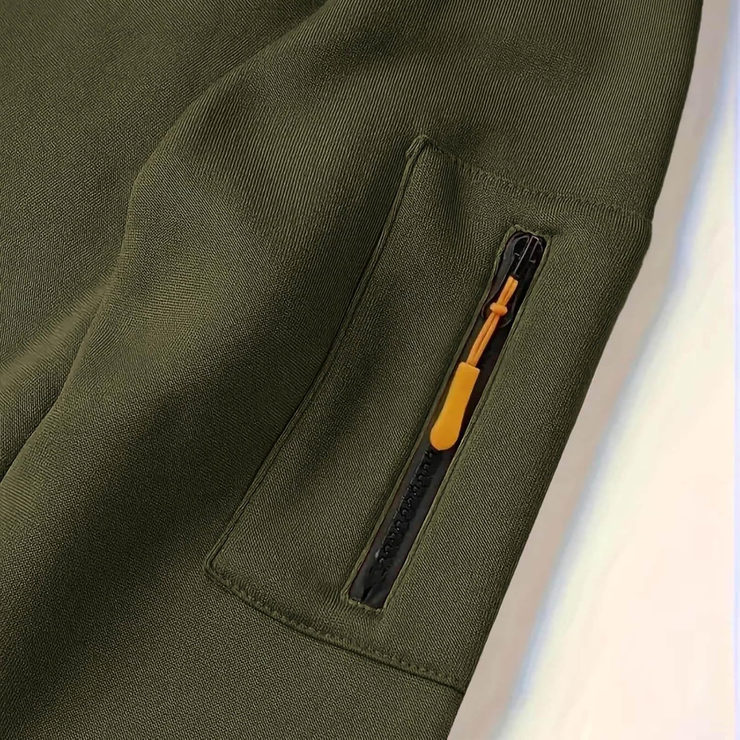 ABABC Hoodies for Men Casual Long Sleeve Full Zip Hooded Sweatshirts Fashion Athletic Workout Jackets with Multi Pockets - Image 5