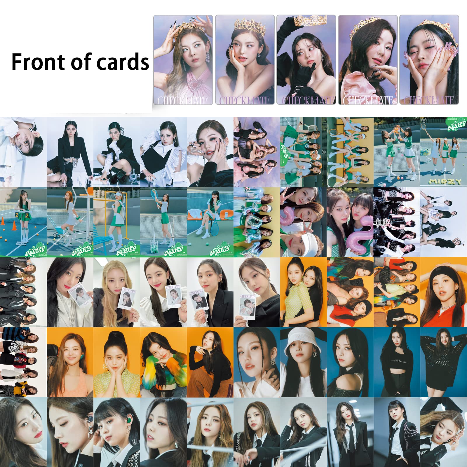 ITZY CHECKMATE トレカ withmuu 55pcs ITZY Photocards ITZY CHECKMATE