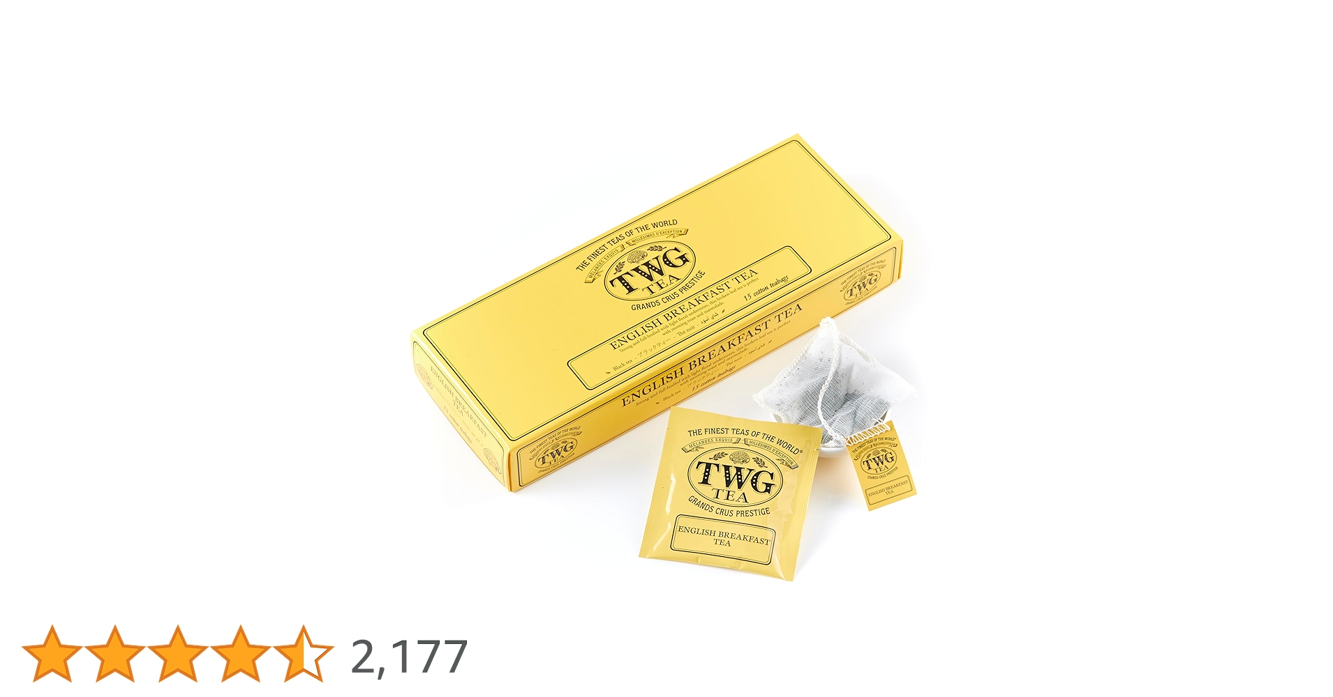 TWG ENGLISH BREAKFAST TEA ティーバッグ 4箱60袋 TWG ENGLISH BREAKFAST TEA ティーバッグ 4箱60袋 Amazon.co.jp: 【TWG