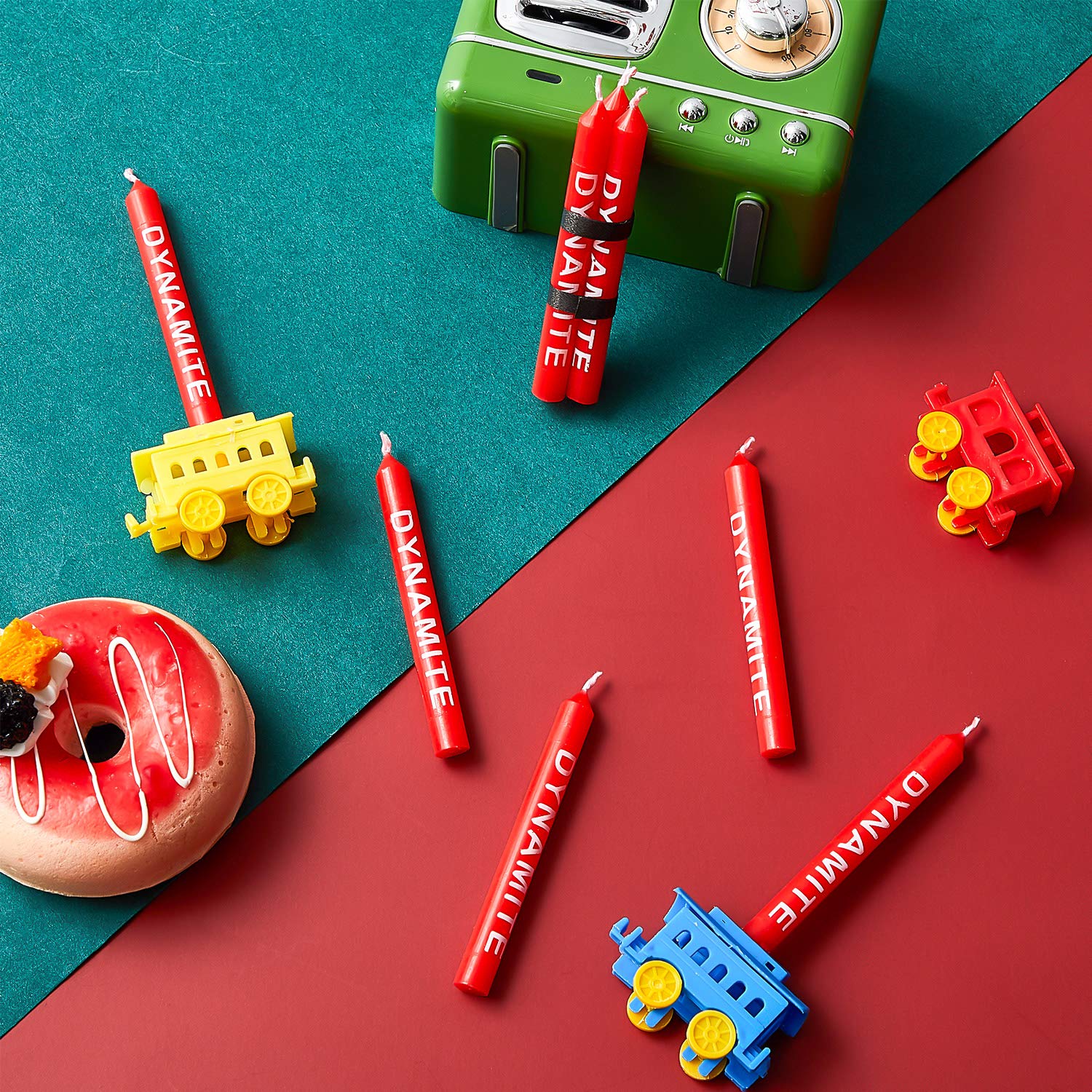 30 Pieces Dynamite Birthday Candle Cake Candle Party Candle for