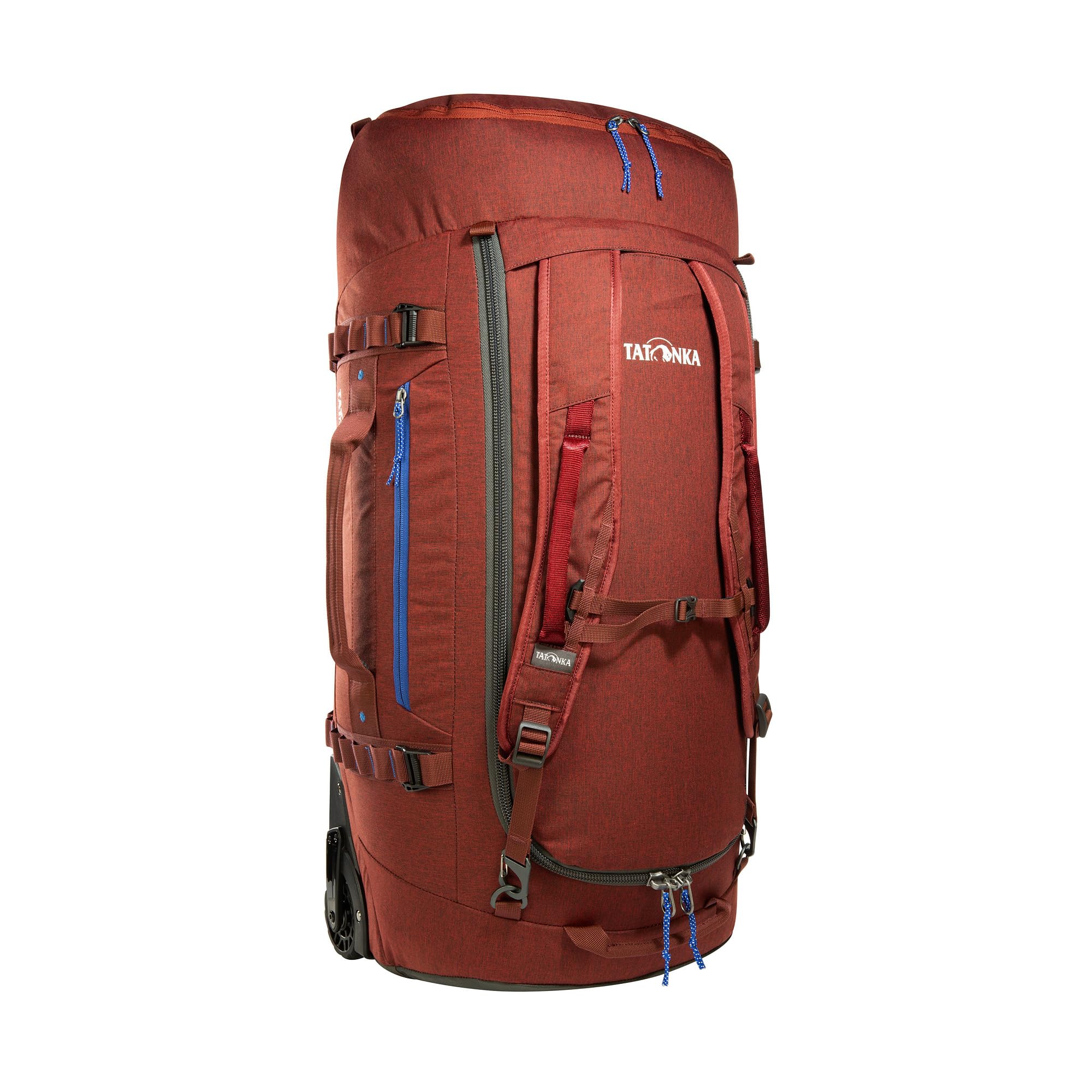 Tatonka Trolley Duffle Roller, 80 L, Foldable Travel Bag with Wheels and Backpack Function, Stows in Own Lid Pocket, 80 Litre Volume