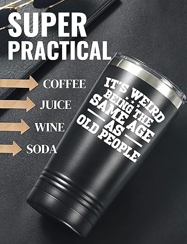 Miniatura 2 de Onebttl Regalos de cumpleaños para hombres, divertido vaso de cumpleaños para papá, abuelo, marido, él, 40, 50, 60 cumpleaños, vaso aislado de acero