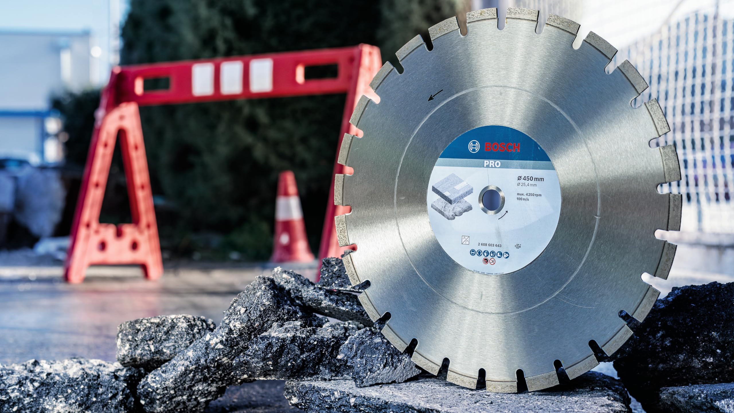 Bosch 2 608 603 641 - Disco de corte de diamante Best for Asphalt (350 x 20/25,40 x 3,2 x 12 mm)