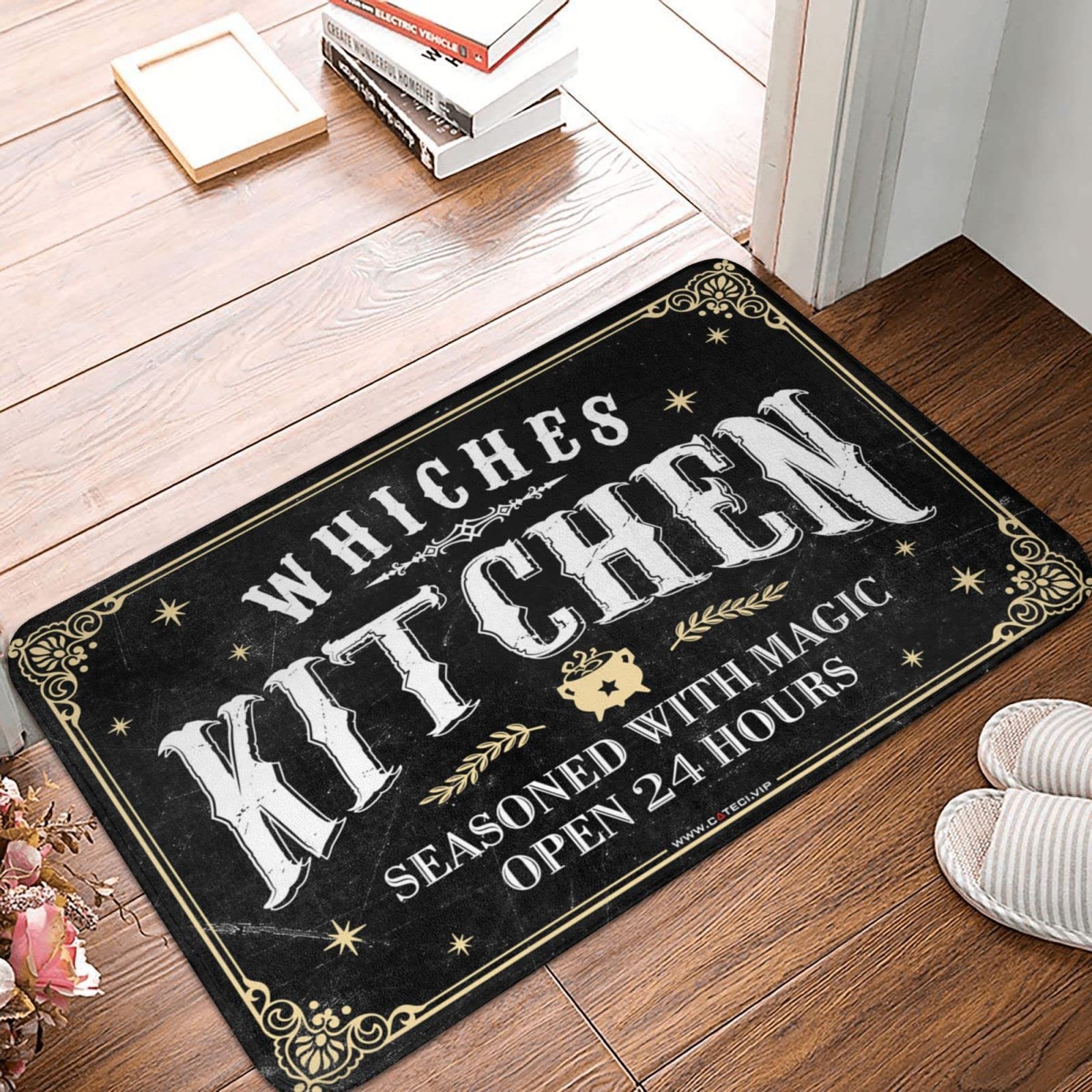 Sorcières de cuisine paillasson d'automne grand format rétro vintage pour entrée