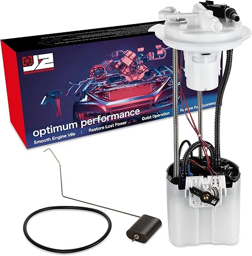 J2 Engineering J2-FPM-0100 - Módulo de montaje de bomba de combustible eléctrica compatible con 10-13 SilveradoSierra 1500 StandardExtended Cab
