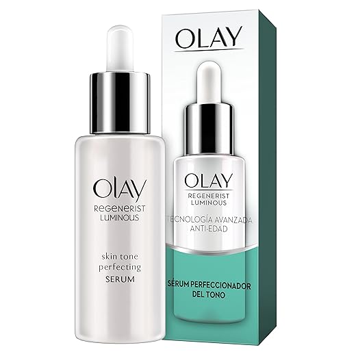 Olay Regenerist Luminous Sérum Anti-Edad Perfeccionador Del Tono 40 ml, Luminosidad Joven Y Tono De Piel Uniforme