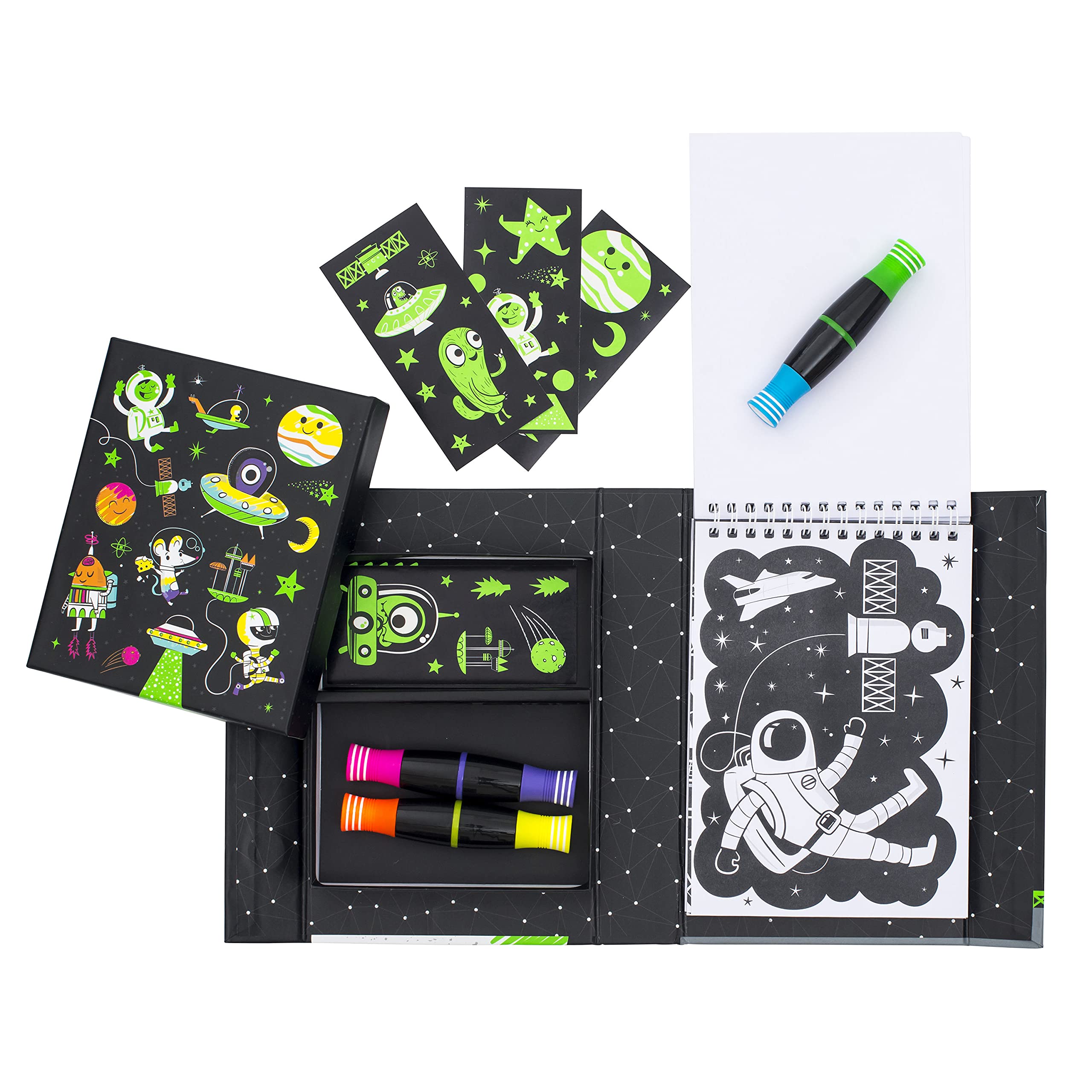 Sponsored Ad – Tiger Tribe Neon Colouring Set Outer Space Baby & Toddler Toys Colouring Sets Jam -Packed with Activities and Magnetic Flap to Keep Contents Safely Stored Designed for Easy Portable Play, 5+ Years
