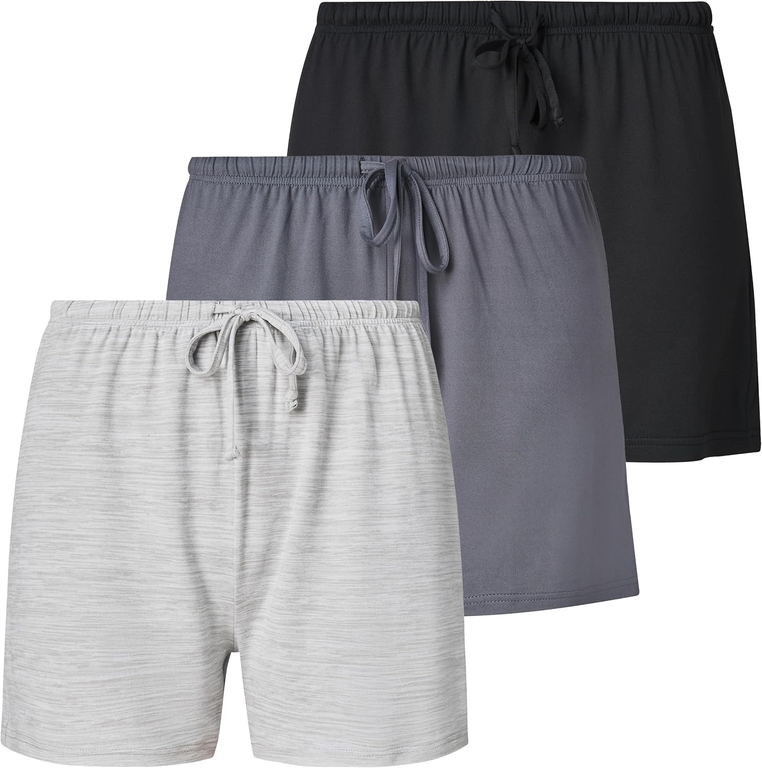 Women's 3 Pack Boxer Pajama Shorts Womens Sleep Lounge Short’s, Casual Yummy PJ Short for Women (Avail in Plus Size)