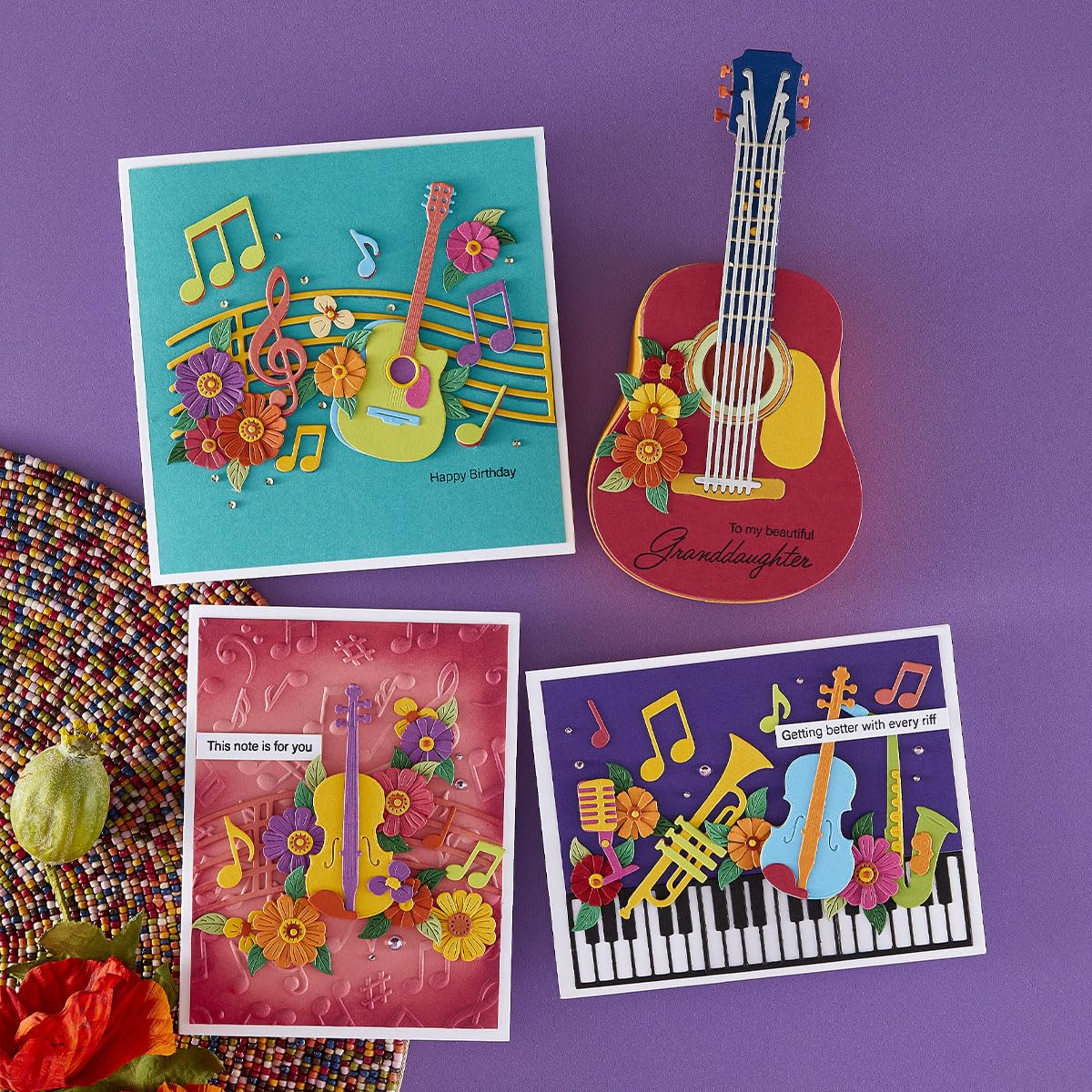 Bibi Cameron Pacchetto Piccoli Strumenti Collezione Note Musicali