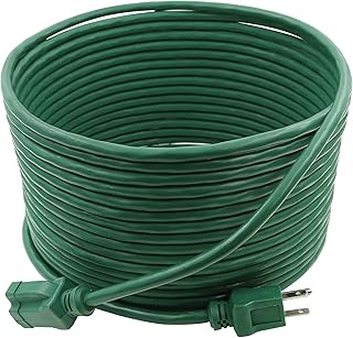 Prime Wire & Cable EC880628 40-Foot 16/3 SJTW Lawn and Garden Outdoor Extension Cord, Green