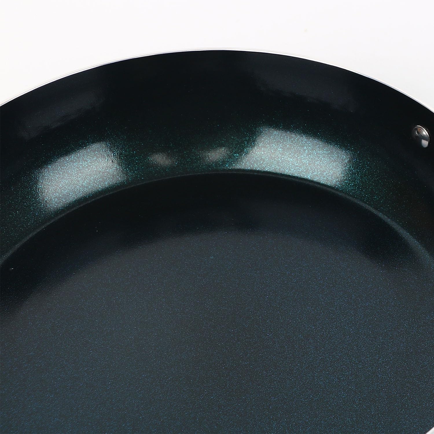 10.5" Saute Pan with Lid, Non-Stick Blue Diamond Coating, Induction Safe, Soft Touch Handle, 10.5 Inch Frying Pan for Cooking, Dishwasher Safe