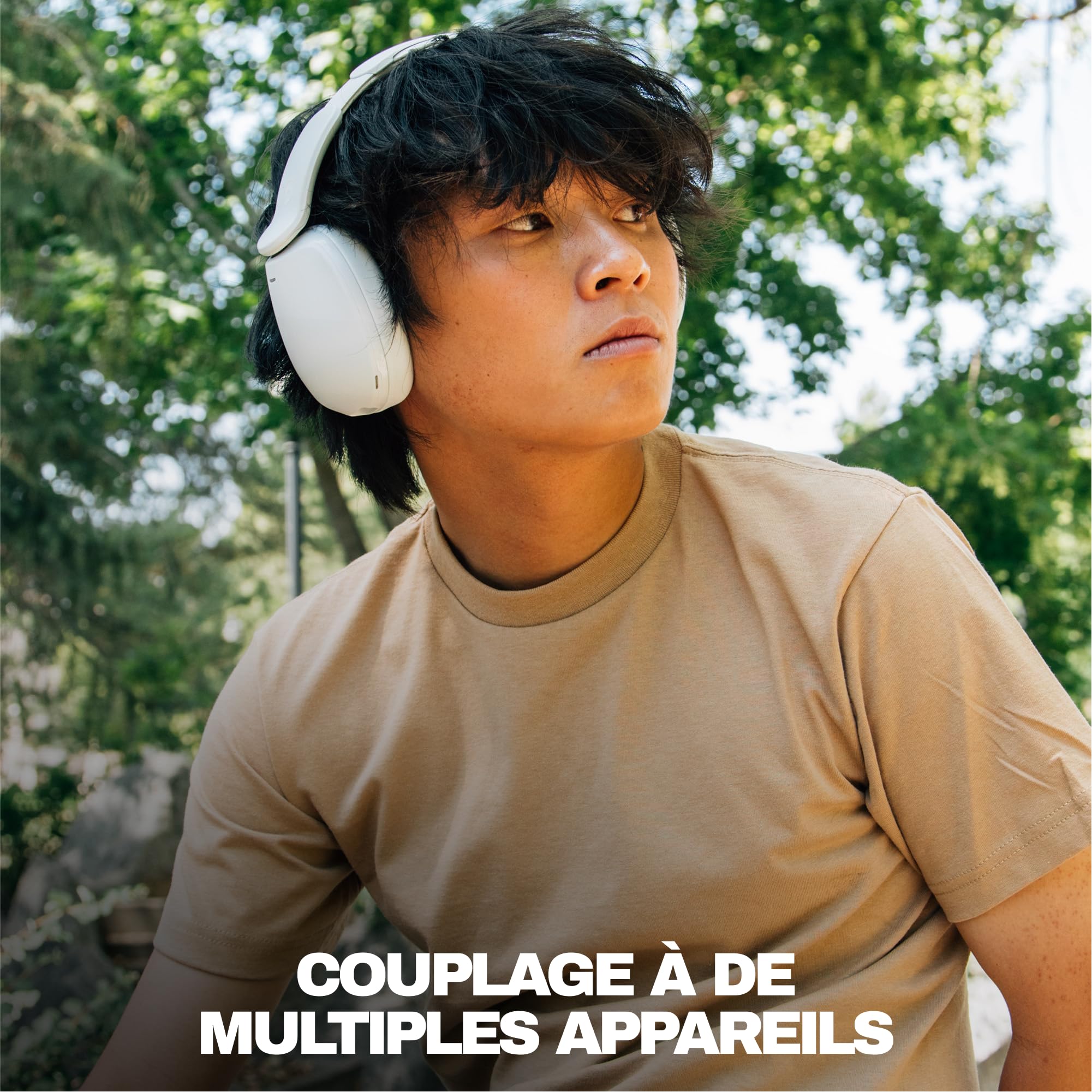 Skullcandy Hesh 360 Casque Circum-Auriculaire Bluetooth sans Fil, 100 Heures d’Autonomie, Conception Isolante du Bruit, Design Pliable, Microphone iPhone Android - Os