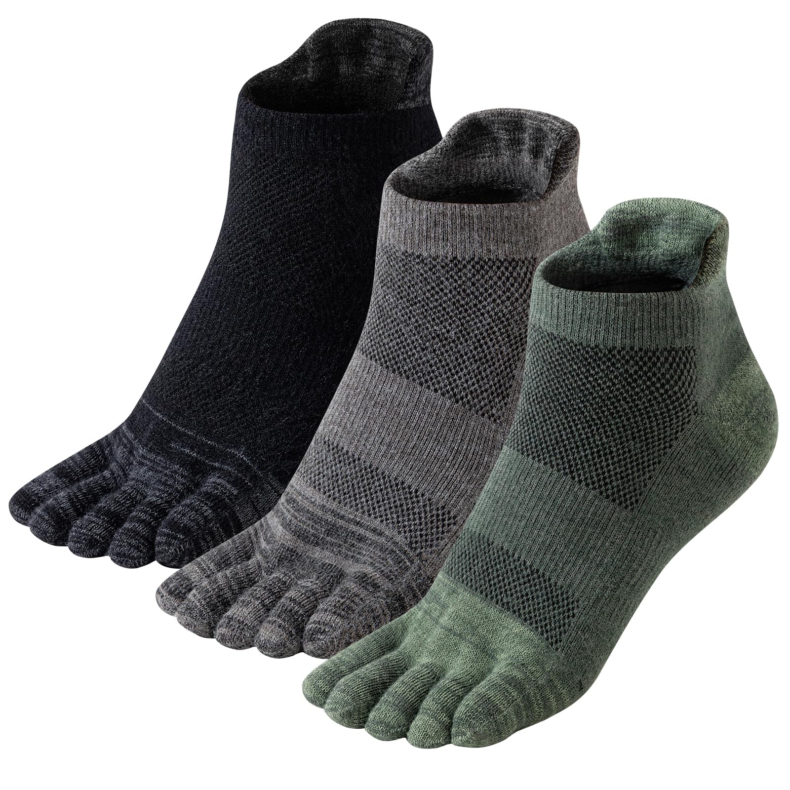 Photo 1 of ORVYTHA Merino Wool Ankle Toe Socks