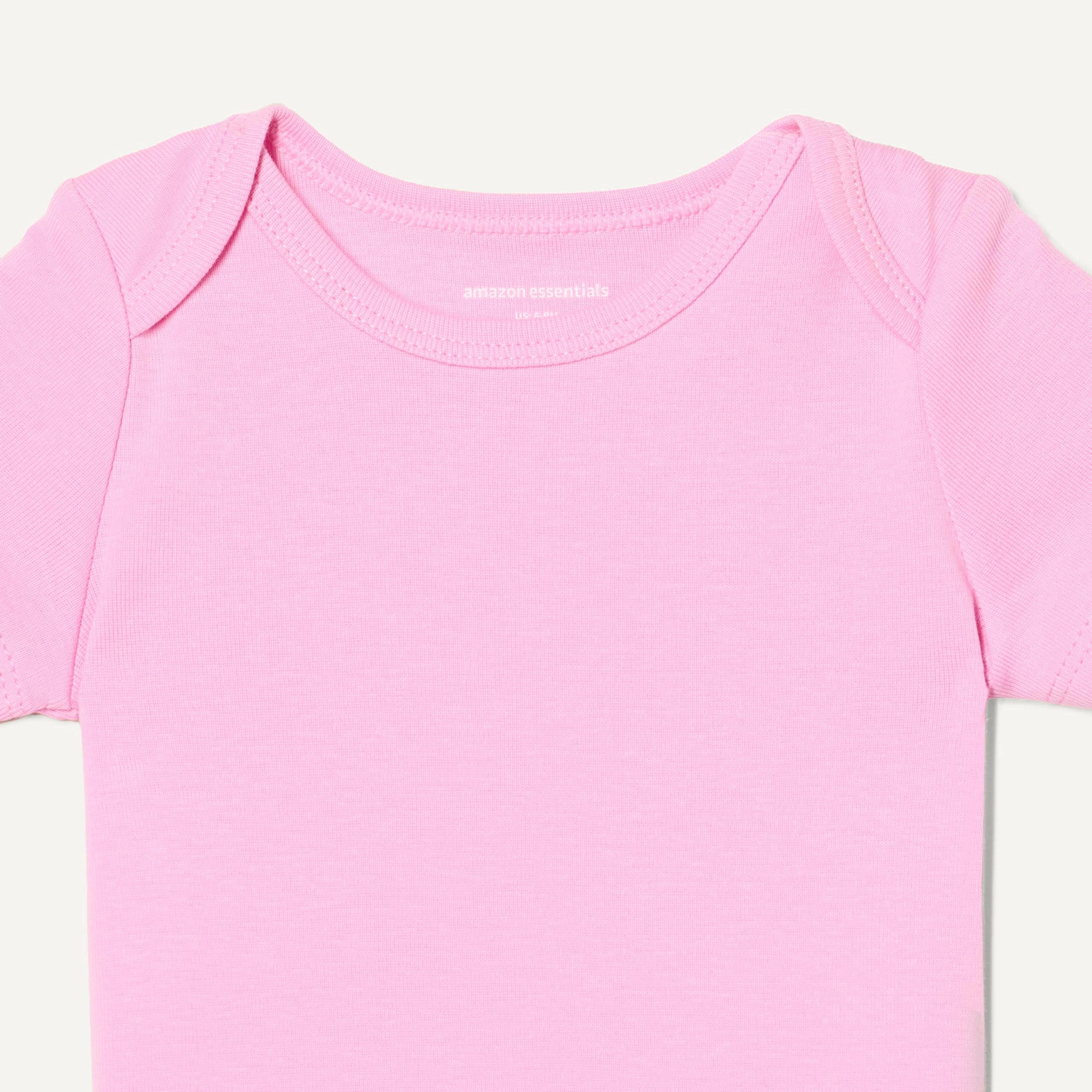 Amazon Essentials Unisex Baby Short-Sleeve Bodysuits, Baby Vests — view 4