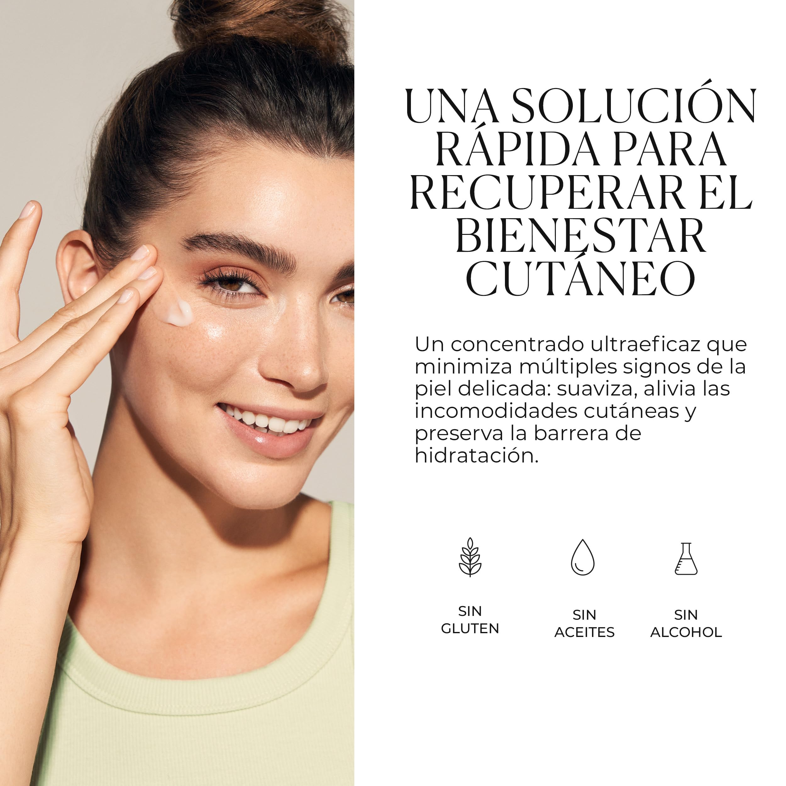 Natura Bissé S.O.S. Instant Rescue | Sérum Facial Recuperador de Efecto Inmediato para Pieles Sensibles y Sensibilizadas con Phytocután, Árnica Montana y Aloe Vera | 30 ml