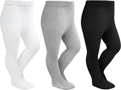 Stelle Medias de bebé para niña, mallas de punto sin costuras, medias de algodón para bebés