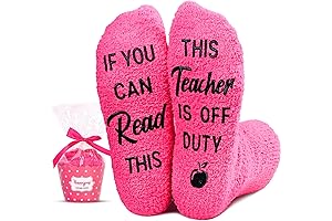 Teacher Off Duty Socks - Book Lover Gifts for Women