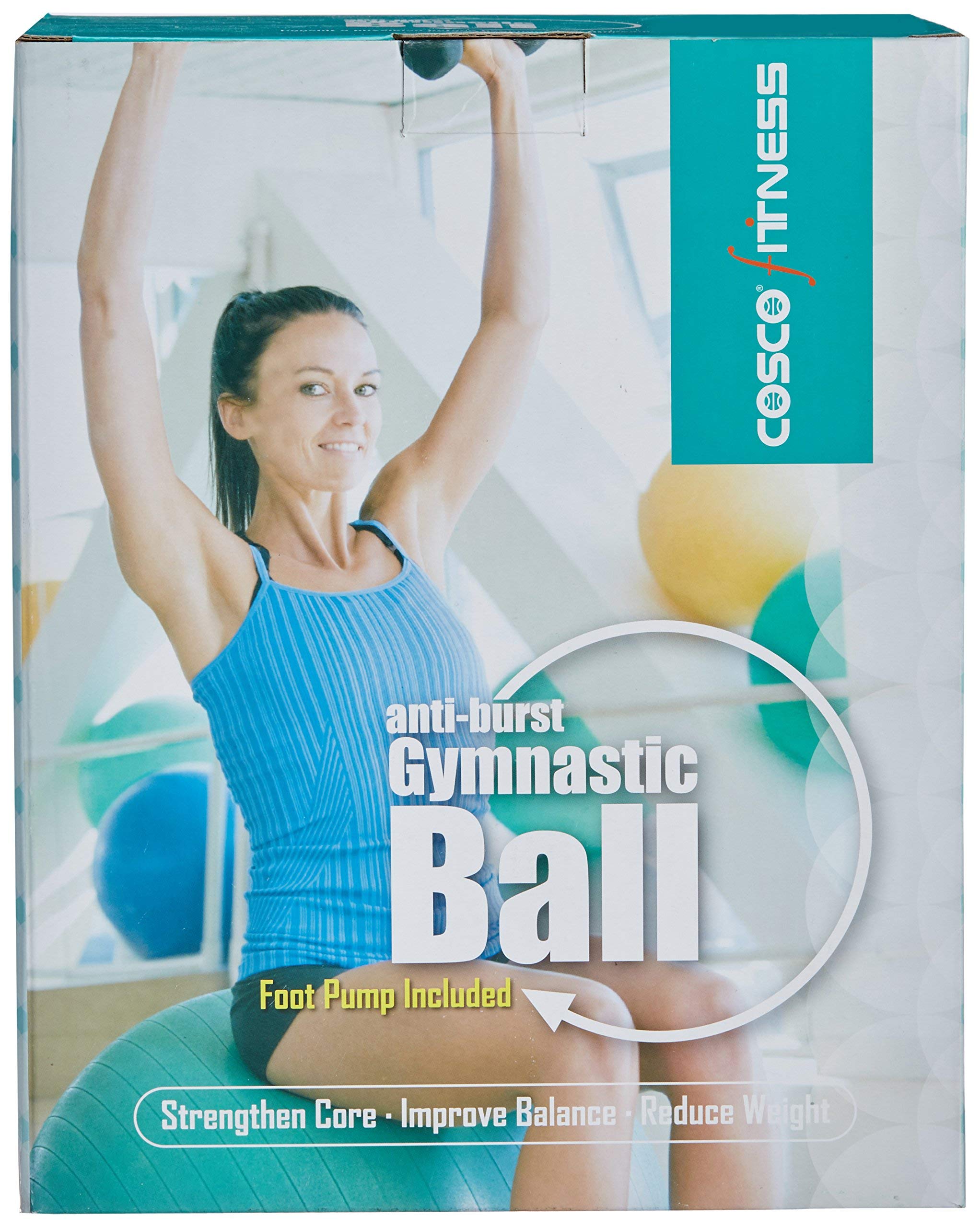 Cosco Anti Burst Gym Ball with Foot Pump-image-13