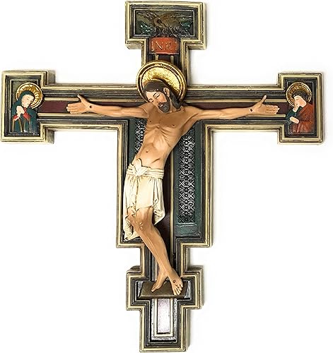 Joseph's Studio by Roman, Cross and Crucifix Collection, 10.25" H FLORENTINE CRUCIFIX, decoración del hogar, regalo devoto, inspiración de oración