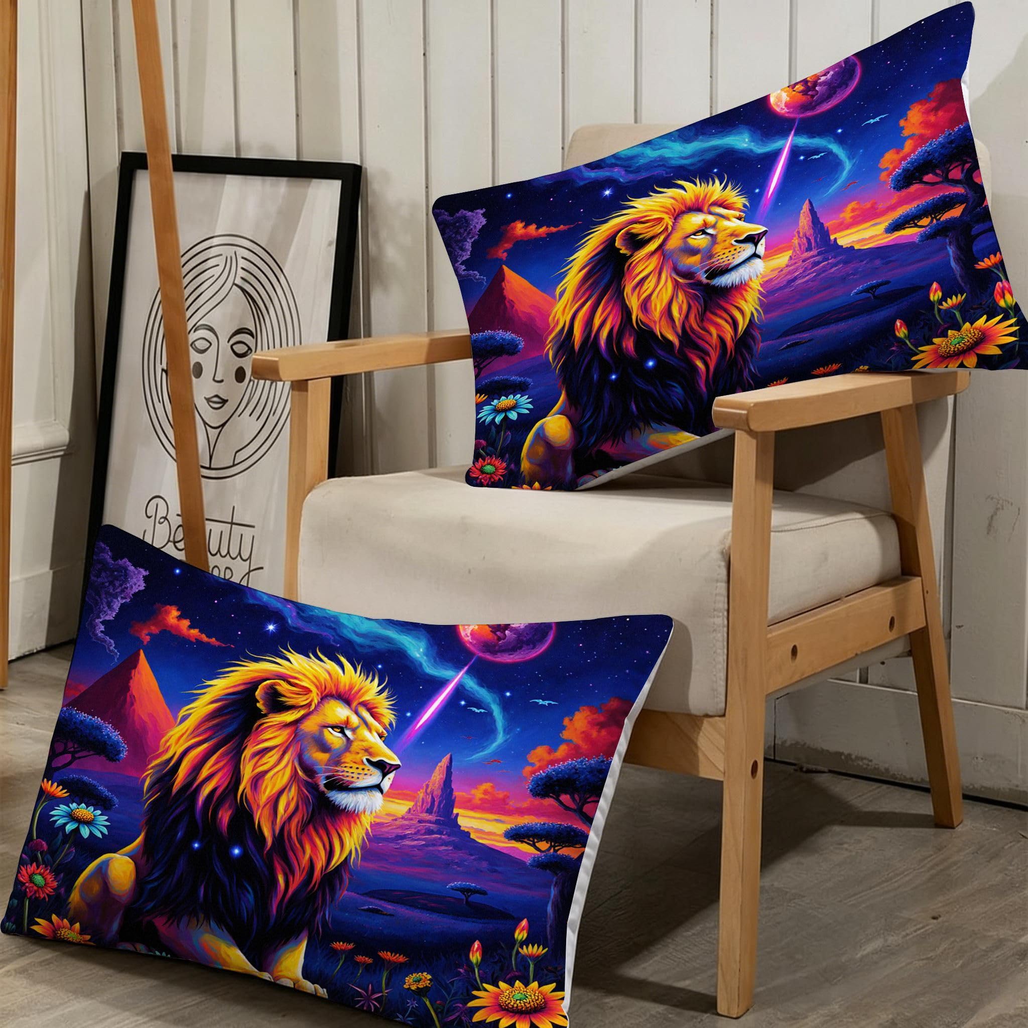 Funda Nórdica Cama 180, 240x260 cm León Amarillo, AQ2238