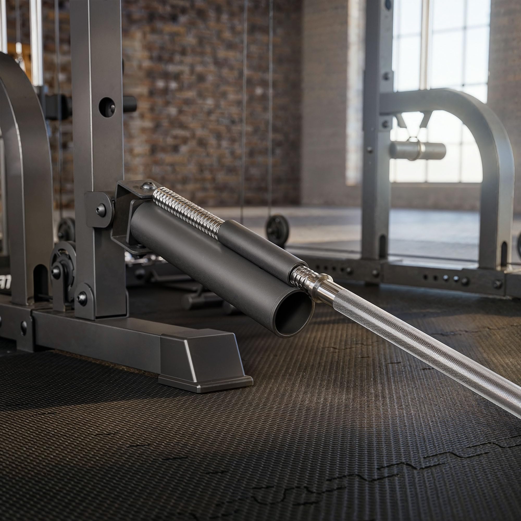 Hop-Sport Power Rack HS-2090K mit Latzug und Smith-Maschine, Power Cage mit Kabelzug, Klimmzugstange, Dip-Barren, Landmine, Multipresse und Sicherheitsablagen, Kraftstation Home Gym