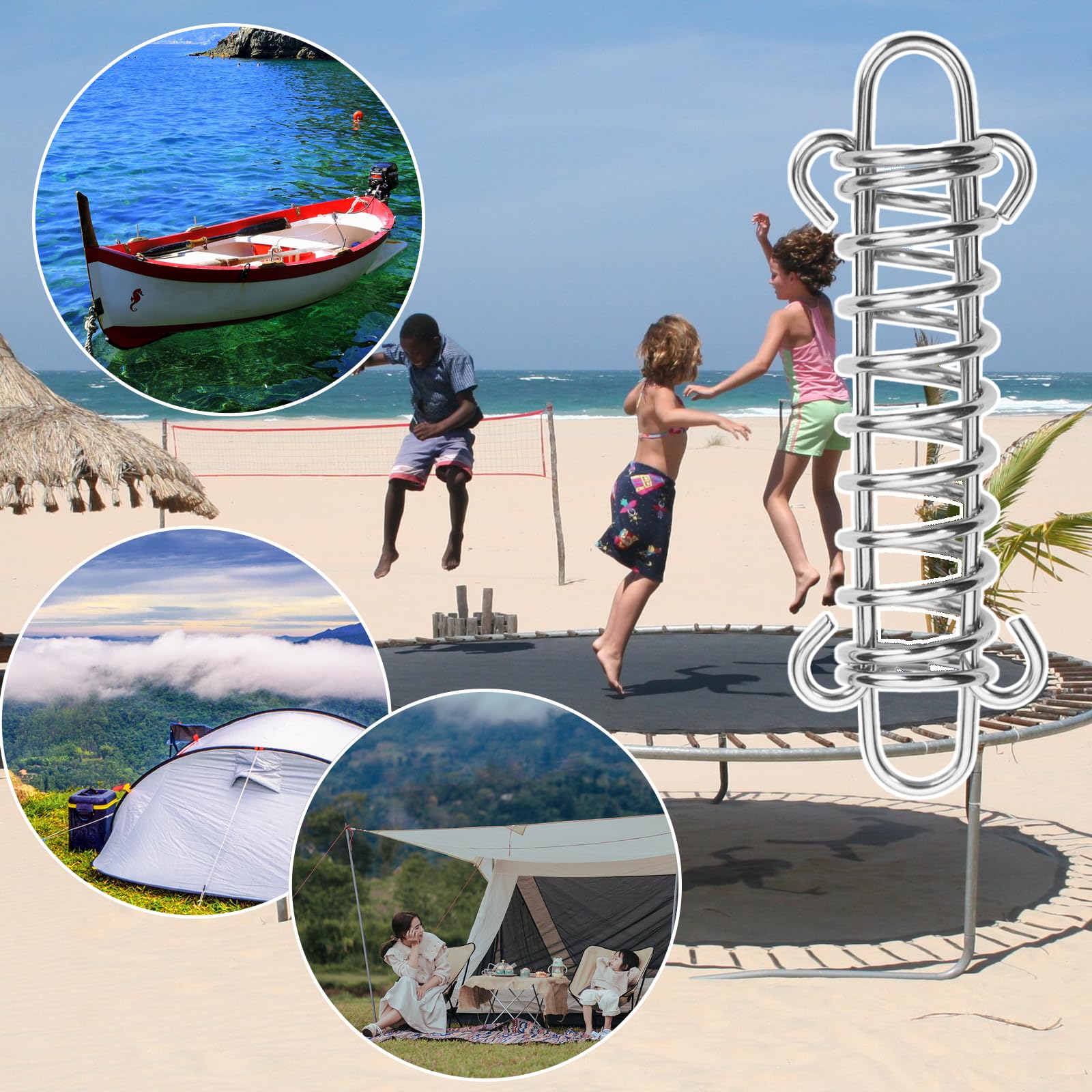 praktische zelte GLJTUO Für Camping Für 4 Personen Lassen Sich In DREI Sekunden Öffnen, Doppeltüren Und Vier Fenster, Und Leichte Tipi-Zelte Für Camping, Für Camping, Wandern, Picknick, Garten Sport & G01 M40I Color:Blue/Green/Orange Big Agnes Copper Spur